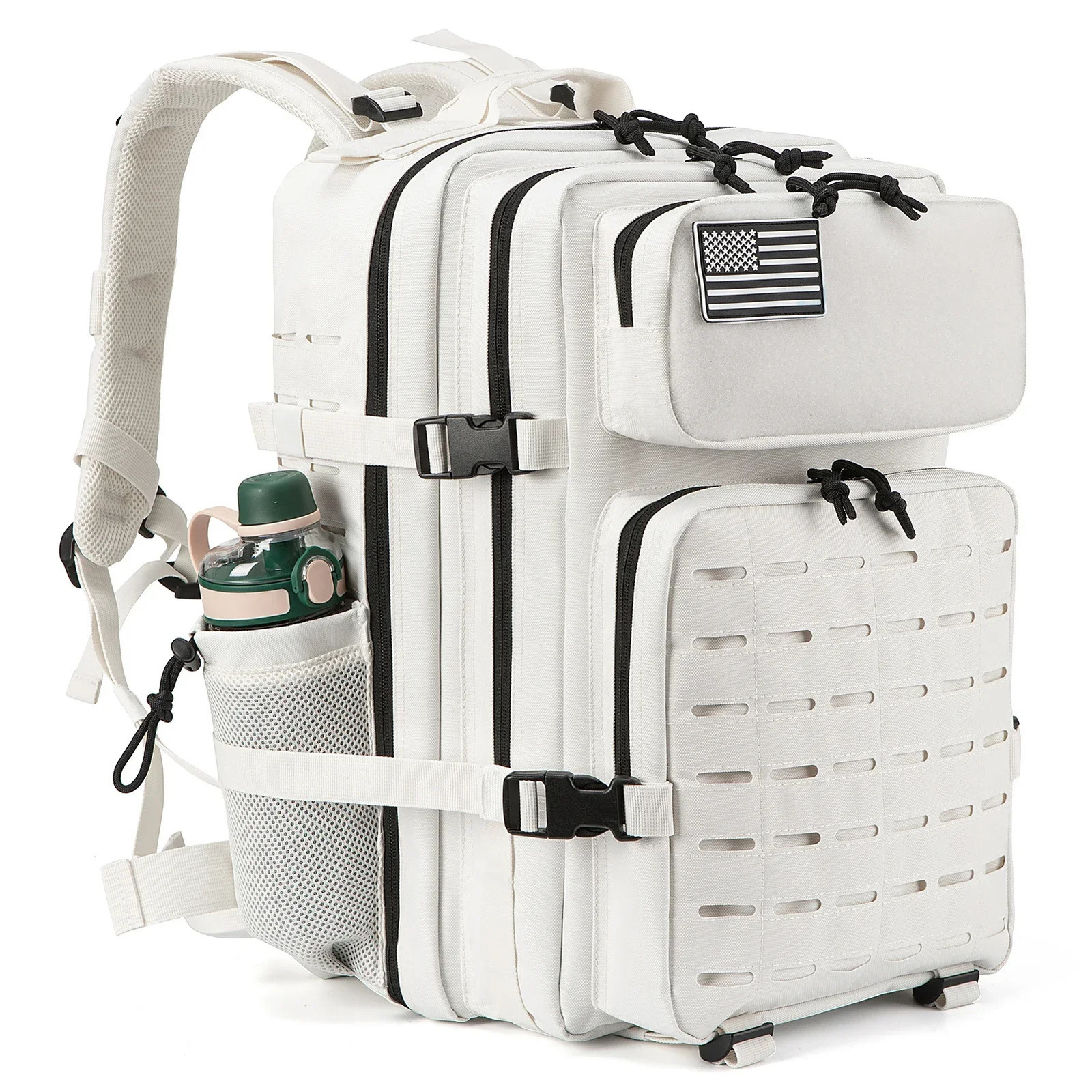 Ship from US 25L45L mens and womens tactical backpacks small school with bottle racks hiking equipment 250227FBB