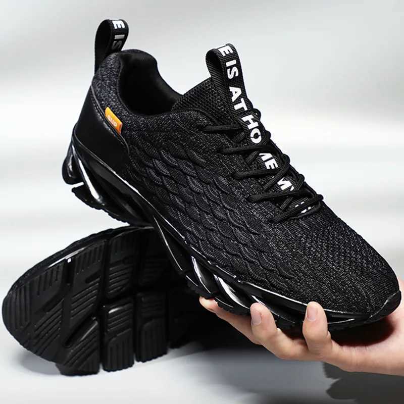 Men Running Shoes Non Slip Breathable Fashionable Outdoor Lightweight Lace Up Wear-resistant Casual Walking Shoes for Men Z250227