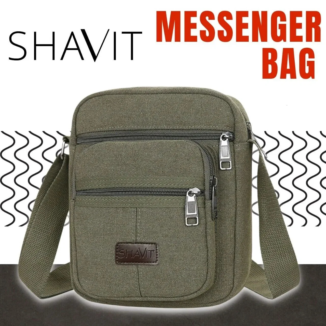 Ship from US Messenger Bag Shoulder Crossbody Canvas Bags Casual Satchel Vintage 250227FBB