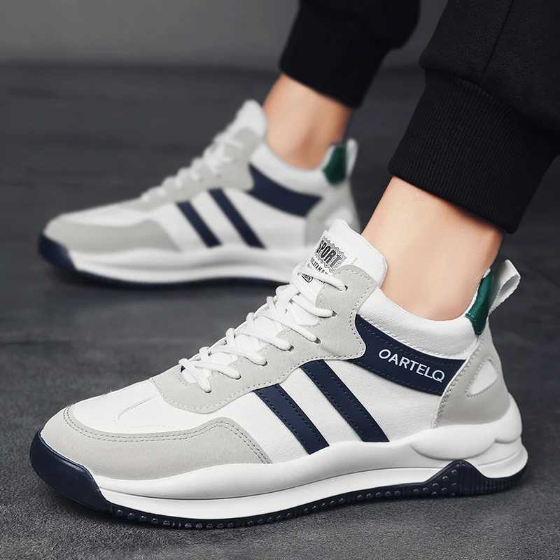 Mens running shoes 2024 casual lightweight breathable mesh lace sports shoes outdoor non slip neutral wide top tennis shoes Z250227