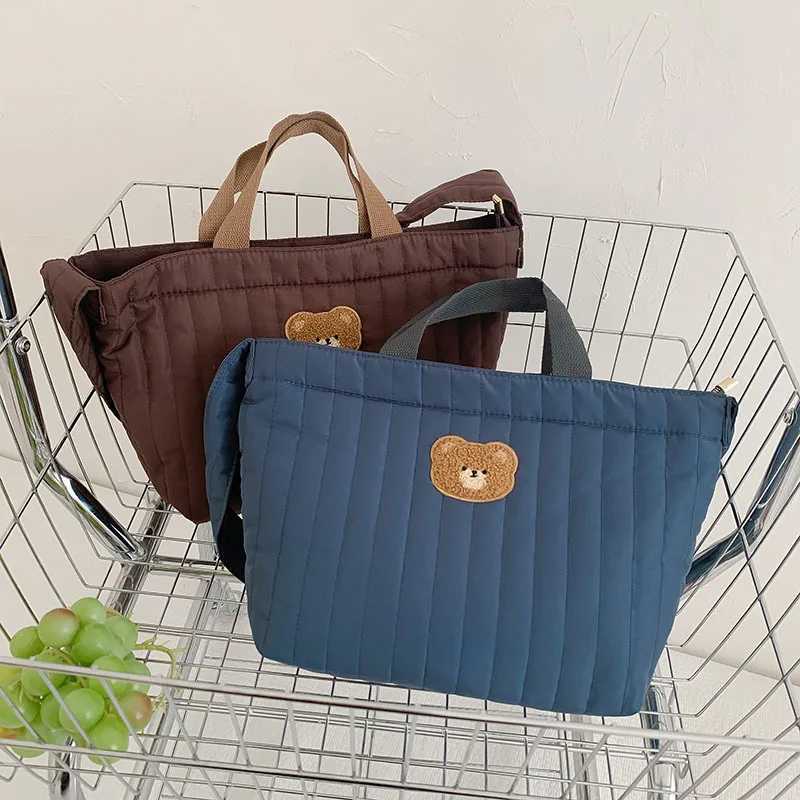 Diaper Bags Fashion Mommy Bag Large Capacity Tote Bag Luxury Designer Bag Mother and Baby Bag Cartoon Bear Messenger Diaper Bag Baby Items Y250227I2Y9