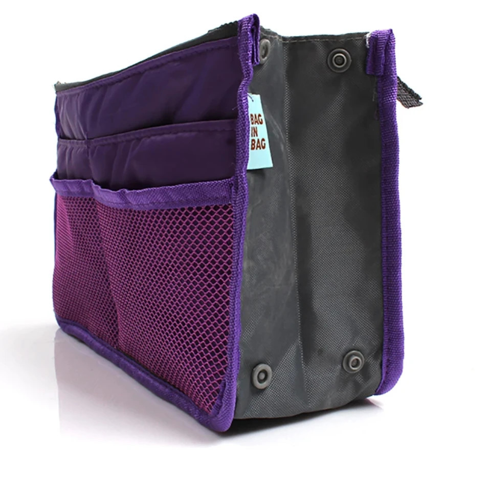 Ship from US Multi Colors Bag In Makeup Handbag Organizer Insert Functional Women CosmeticTravel Bags 250227FBB