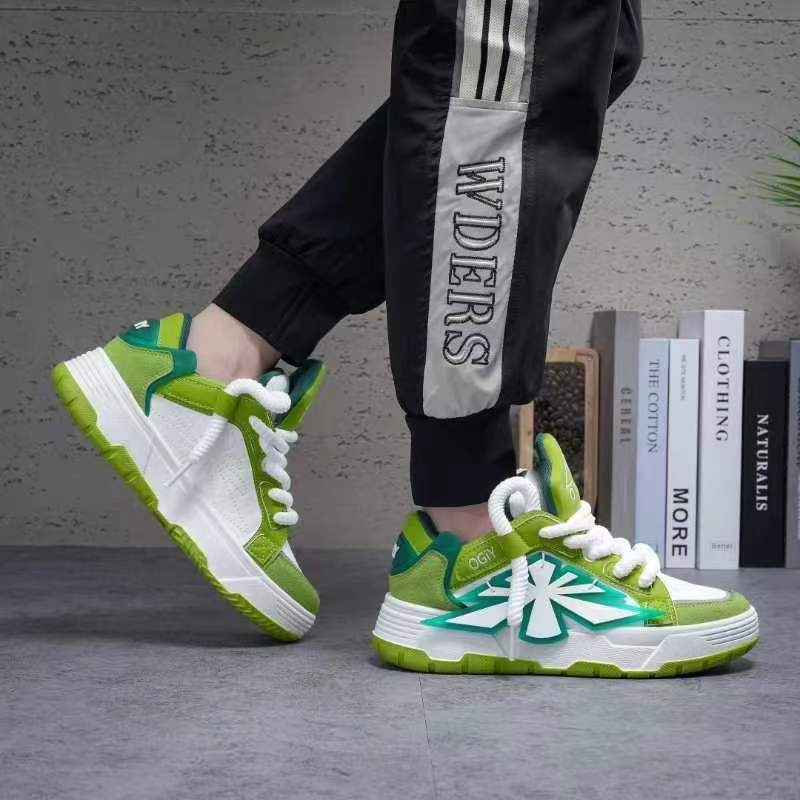 free shipping casual shoes men mens grey white green breathable comfort platform outdoor sports running shoe trainers 2025