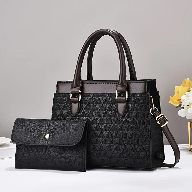 Ship from US Fashion Top Handle Satchel Bag Trendy Crossbody Womens Casual Handbag Shoulder Purse 250227FBB