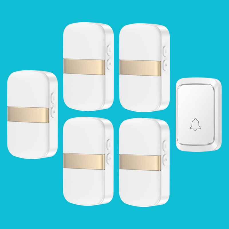 LED Flash Smart Doorbell Wireless Doorbell Home Battery Type DoorBell call Reminder Home Safety Alarm