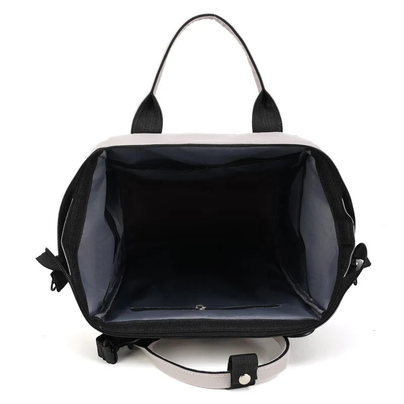 Simple Casual Oxford Cloth Mommy Bag Water Repellent Large Capacity Backpack Pushable Stroller Carrying Mother and Baby Bag 250227