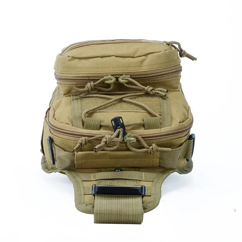 Ship from US Field mountaineering army camouflage waterproof single shoulder diagonal cross outdoor tactical messenger bag mens breast 250227FBB