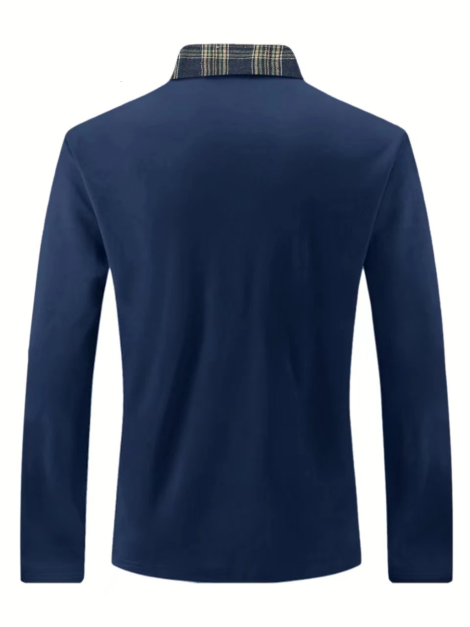 Spring and Autumn Mens Polo Zipper Shirt Pocket Collar Sports Leisure FD08244360 250226