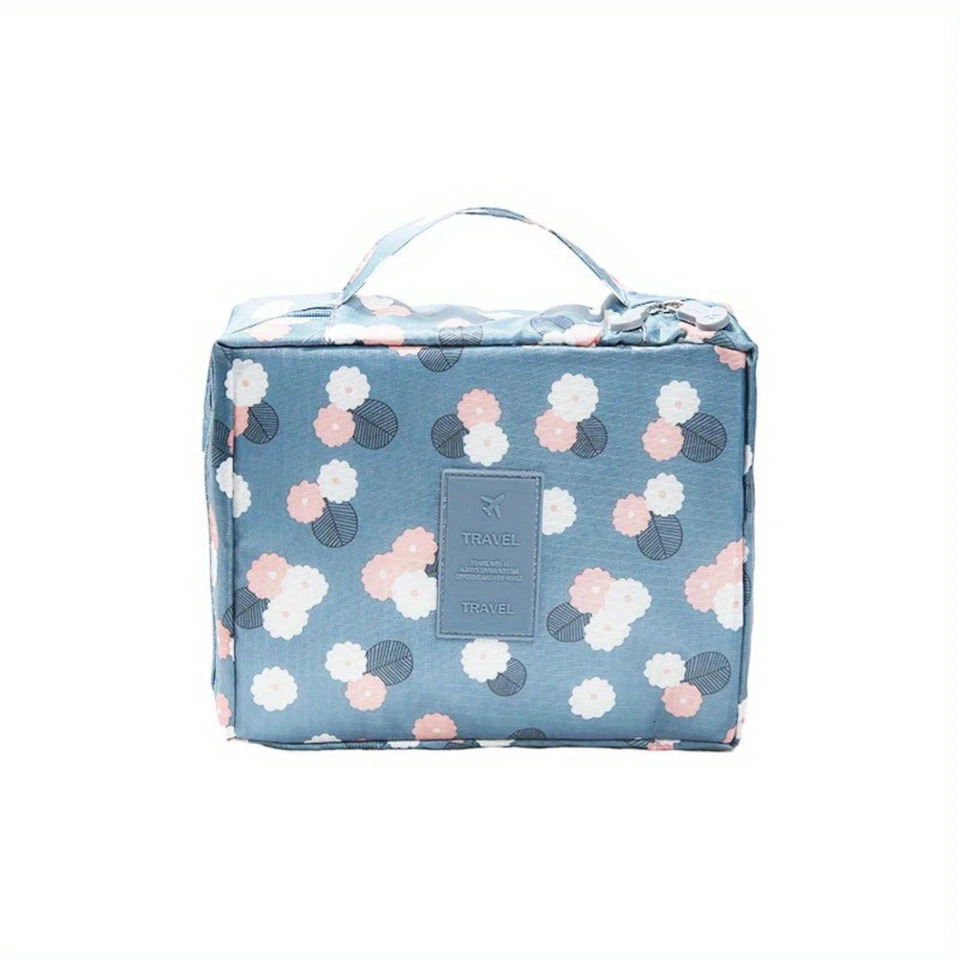 Ship from US 1pc ExtraLarge Stylish Square Cosmetic Bag Ultimate Travel Organizer with Durable Toiletry Case Multiple Compartments for E 250227FBB