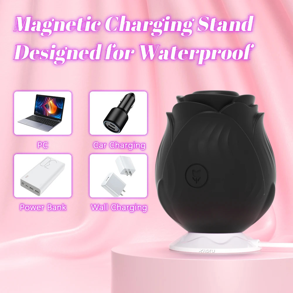 Powerful Rose-toy Sucking Vibrator for Women 10 Modes Sucker Nipple Clitoris Stimulator Massager Sex Toys for Female Adults 250227