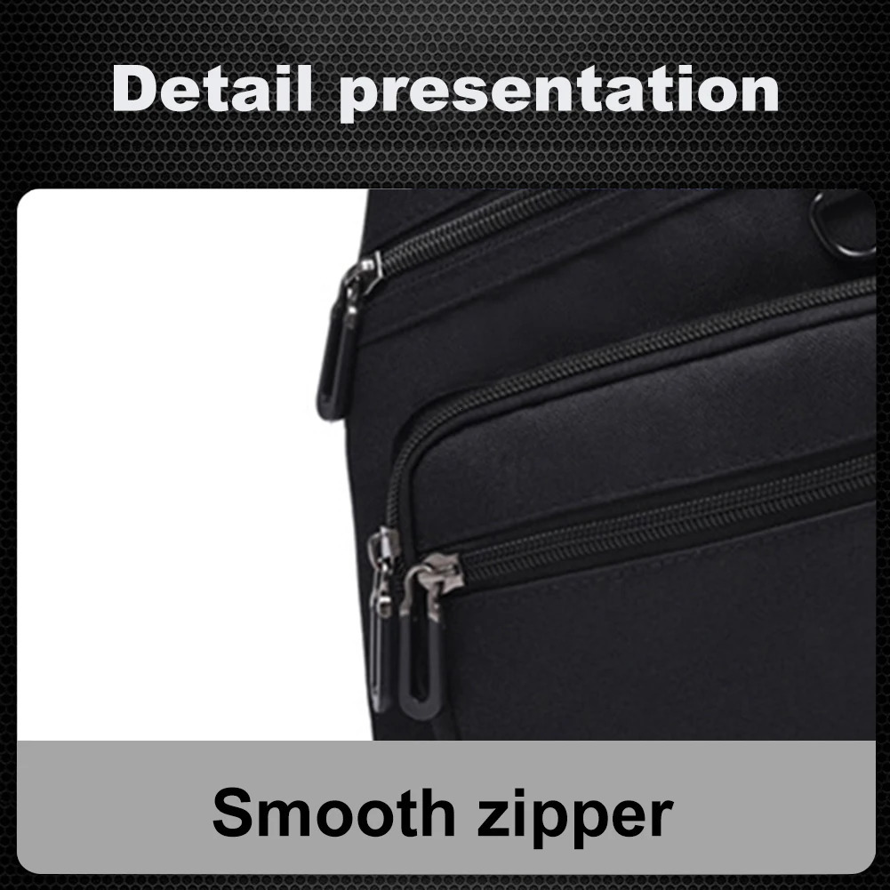 Ship from US Anti Theft Travel Bag Multifunctional Fanny Pack Large Capacity Sling Crossbody Adjustable Strap Waterproof for Women Men 250227FBB