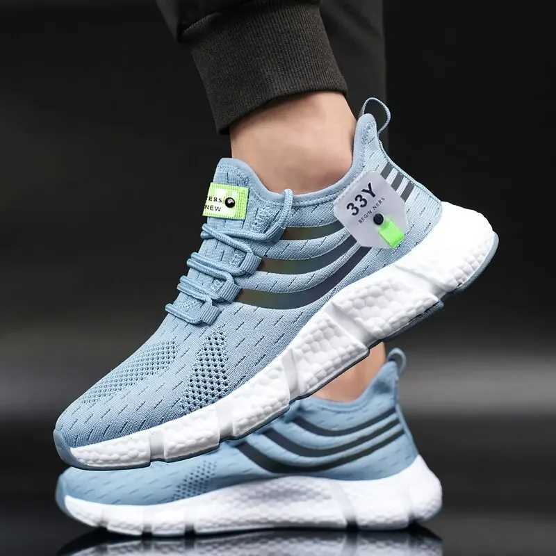 Men Casual Sport Breathable Lightweight Sneakers Outdoor hot Mesh Black Running Athletic Jogging Tenis Walking Shoes Z250224