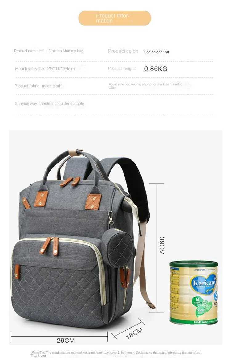 Diaper Bags Large capacity shoulder portable mother and baby bag travel mommy bag diaper bag Y250227ZNOA