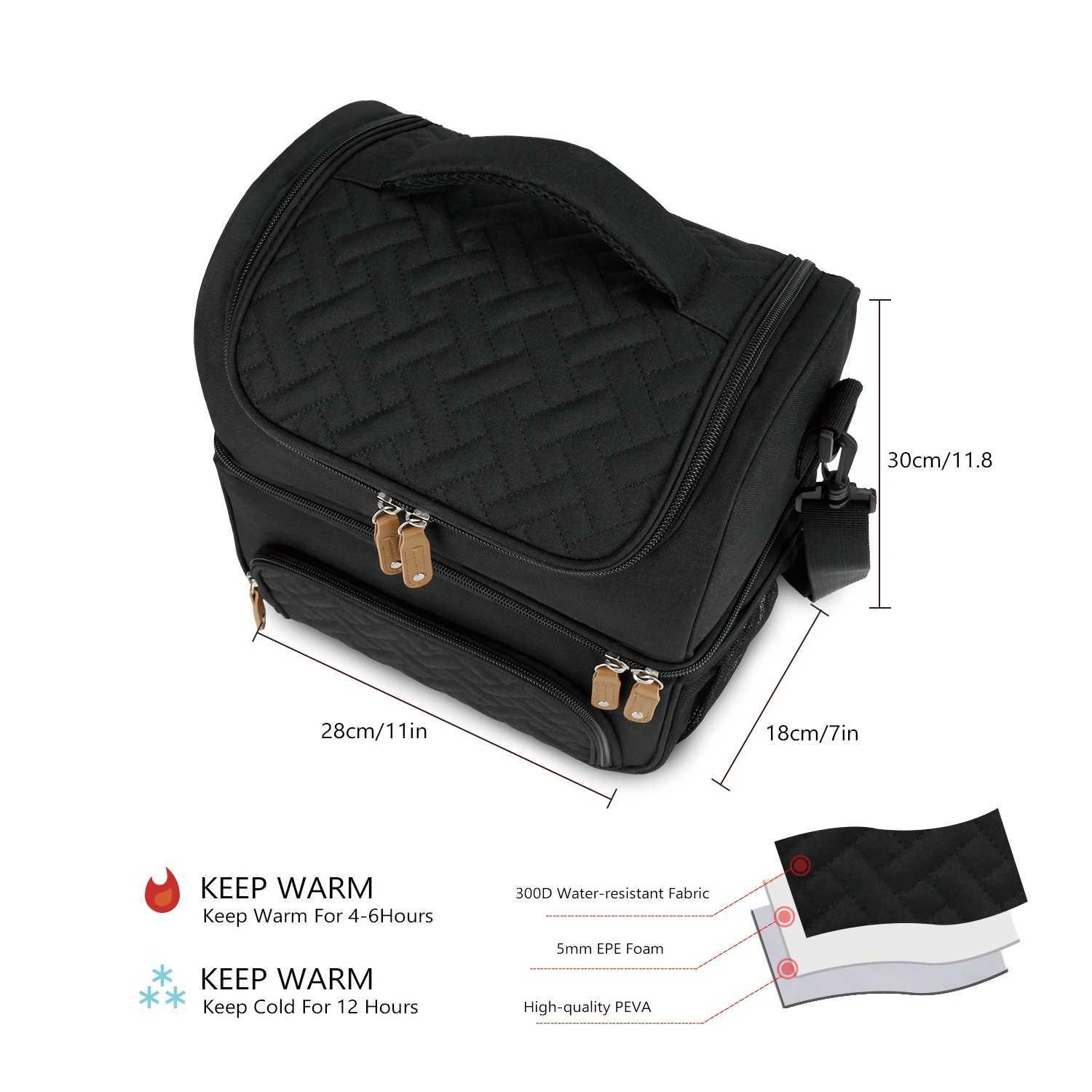 Diaper Bags One Shoulder Handheld Maternal and Infant Bag with Constant Temperature Waterproof Outdoor Freshness Preservation Mommy Bag Y2502271ZQ9