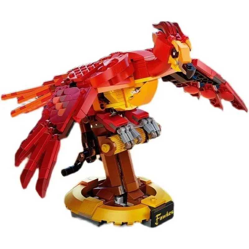NEW 597pcs Magic Movie Cpatible 76394 Game Phoenix Model is Educational Children Toys for Adts Christmas Birthday Gifts Y250227