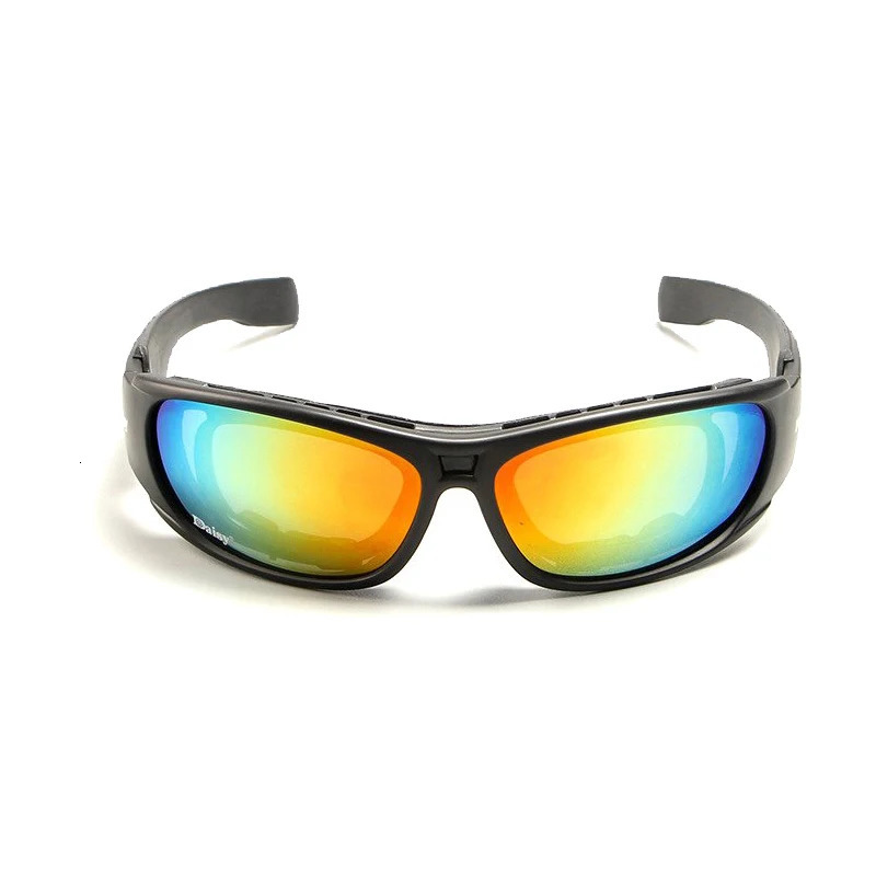 Daisy C6 Polarized Glasses CS Army Tactical Motorcycle Hunting Shooting Airsoft Bullet-proof Military C5 Goggles with 4 Lens Kit 250224