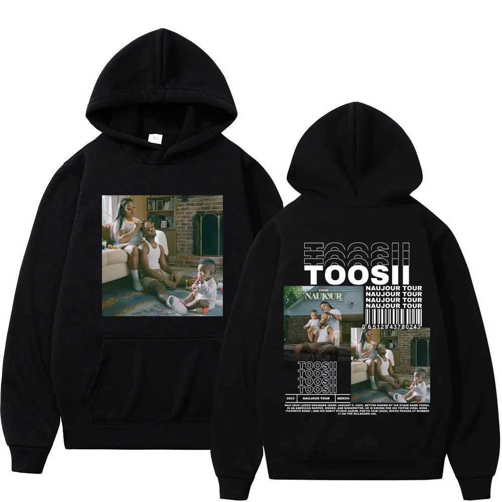 Rapper Toosii Music Album Double Sided Print Hoodie Men Women Harajuku Hip Hop Hooded Sweatshirts Fashion Casual Loose Pullovers X250227