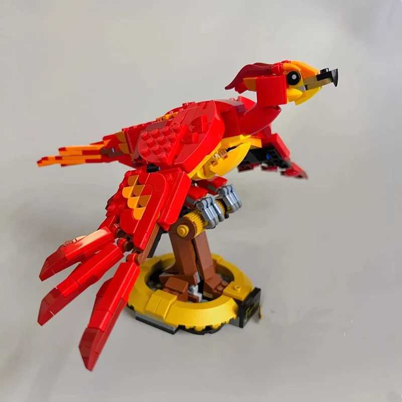 NEW 597pcs Magic Movie Cpatible 76394 Game Phoenix Model is Educational Children Toys for Adts Christmas Birthday Gifts Y250227