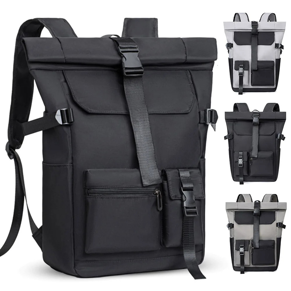 Ship from US Waterproof travel backpack large capacity mens outdoor sports and leisure Daypack business laptop school work office 250227FBB