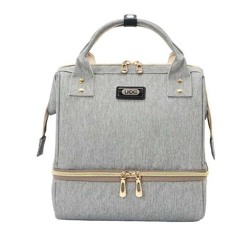 Diaper Bags New multifunctional mother diaper backpack for pregnant women large capacity dry wet separation zipper mother travel pajamas care bag Y250