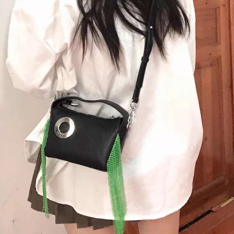 Mini Sg Bags For Women Designer Handbags And Purses 2023 New In PU Tassel Trim Ring Sequined Decoration Shoulder Bag