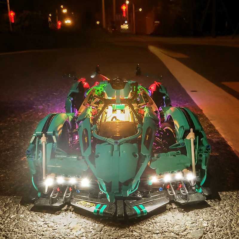 2023 Building Blocks Concept Edition Sports Car is Racing Building Blocks B Model Overspeed Car Toy Childrens gift Y250227