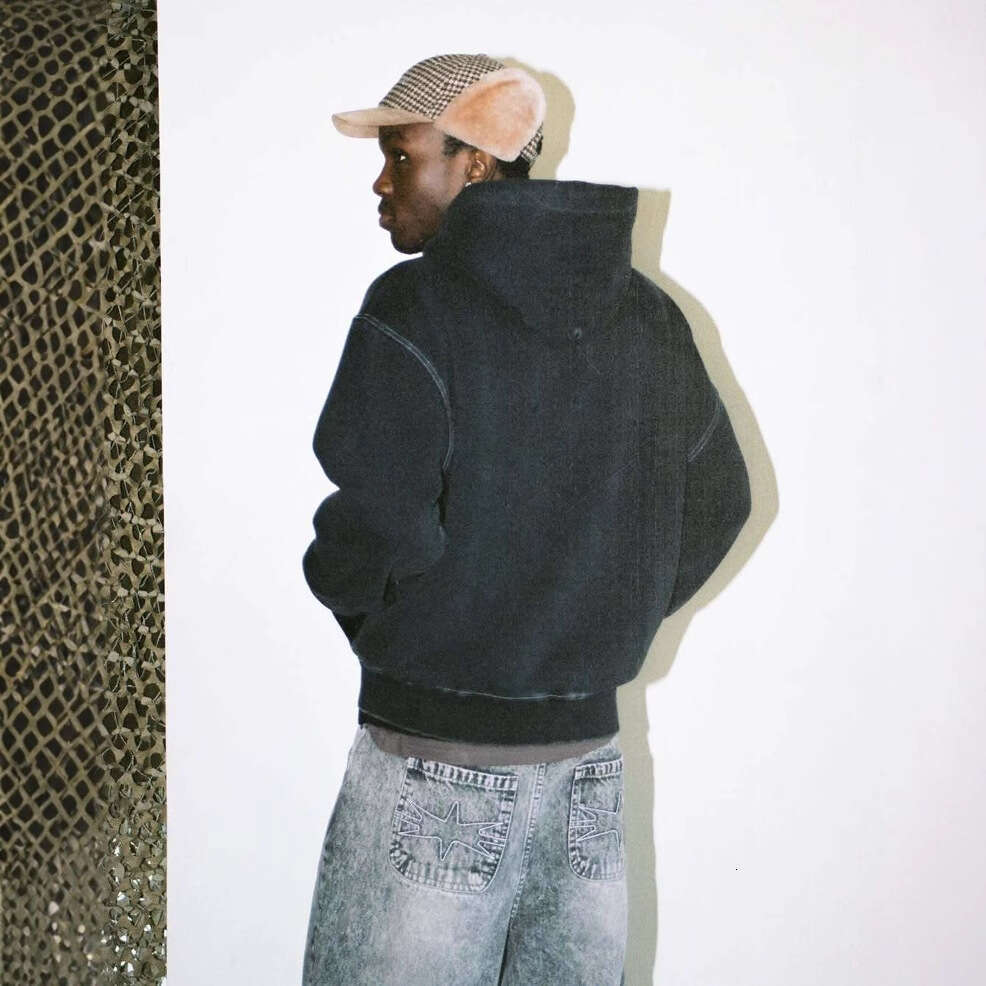 Personalized printed hoodie fitting unisex sweatshirt Y2K loose jacket top