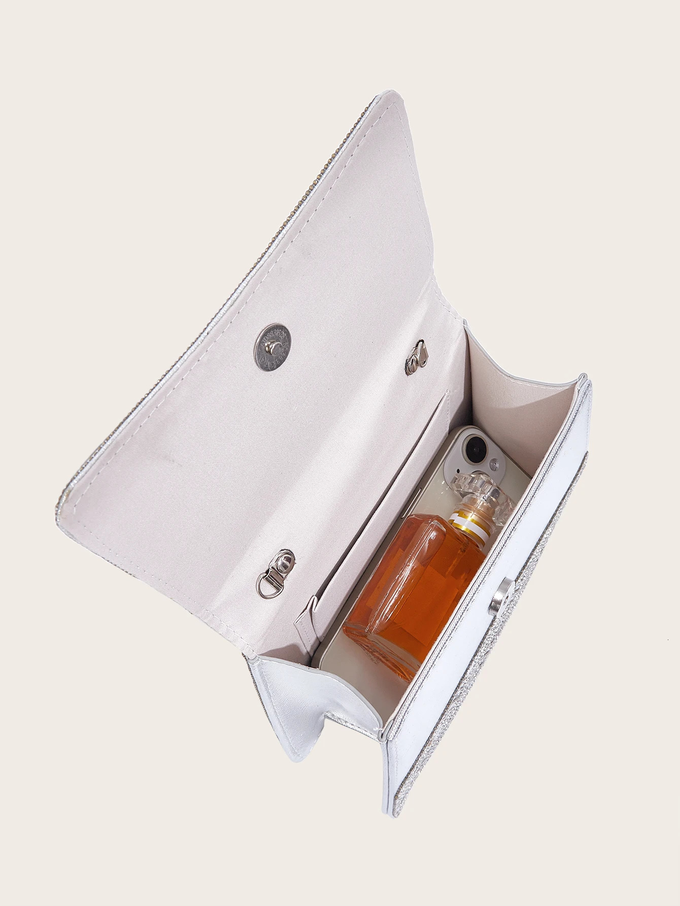 Women Evening Clutch Bag Female Crystal Day Wedding Purse Party Banquet Silver Clutches Sequin Shoulder 250226