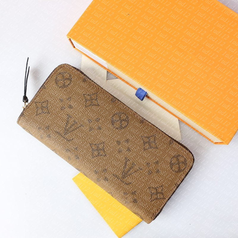 COW LEATHER designer Womens billfold zippy wallet victorine wallet emilie purse mirror quality pocketbook passport holder coin bag fashion Fold Over purse wallet