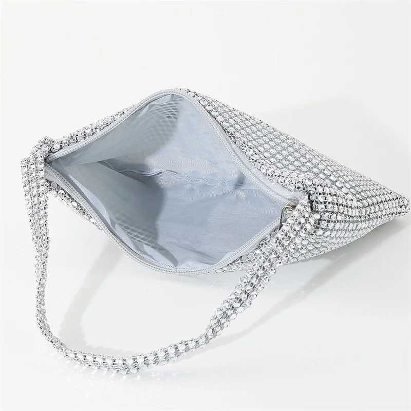 Rhine Evening Bag Women Bling Purse Sparkly Diamond Shoulder Bag For Women Party Club Wedding Prom Cluh PursesXJ250227