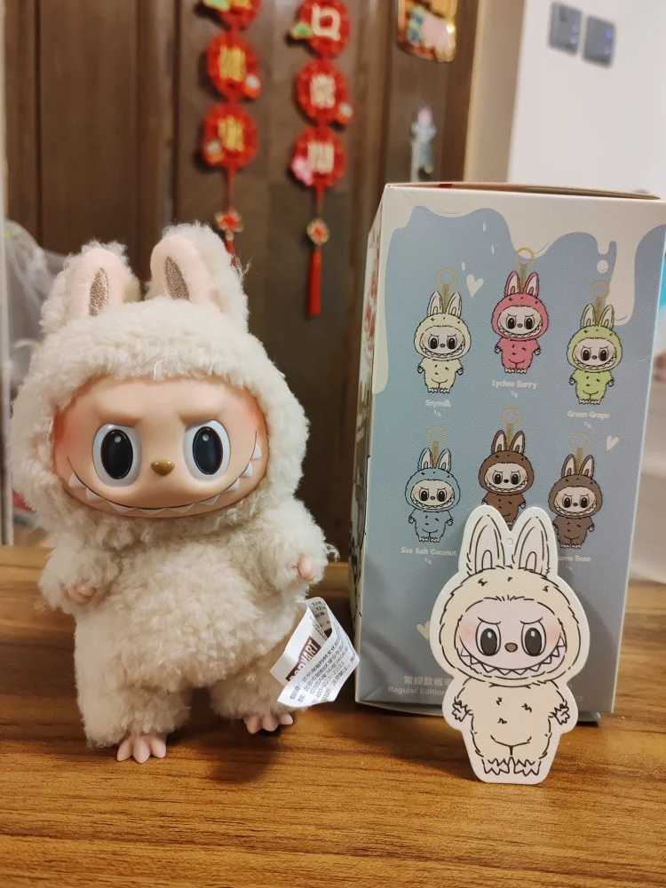 Genuine Labubu Heartbeat Macaron Face Series Blind Box Trendy Play Cute Handmade Model Collection Pendant Mystery Box Xmas Gifts T250227