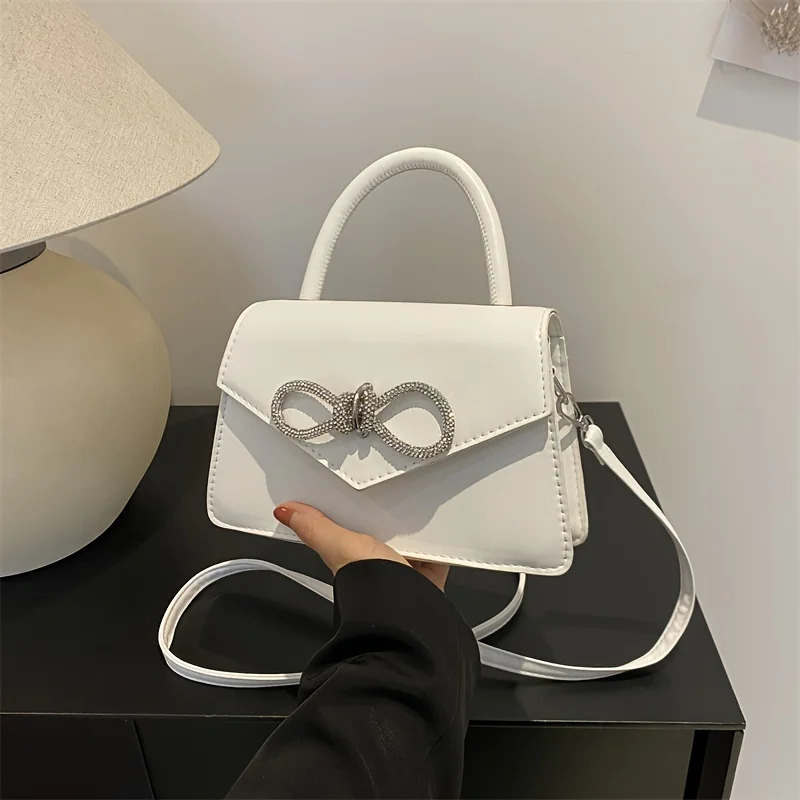 Ship from US Simple Handbag PU Shoulder Bag Multifunctional Crossbody 250227FBB