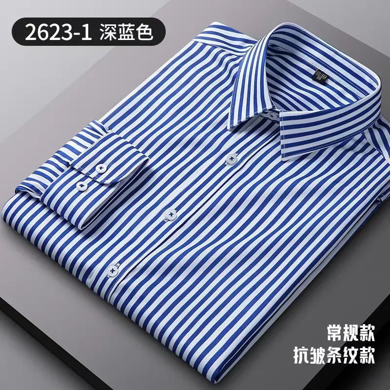 Check Shirt Mens Shirts High Quality Korean Reviews Clothes Long Sleeves Shirts Man Stripe Pattern a Fashion Elegant Mens 250224