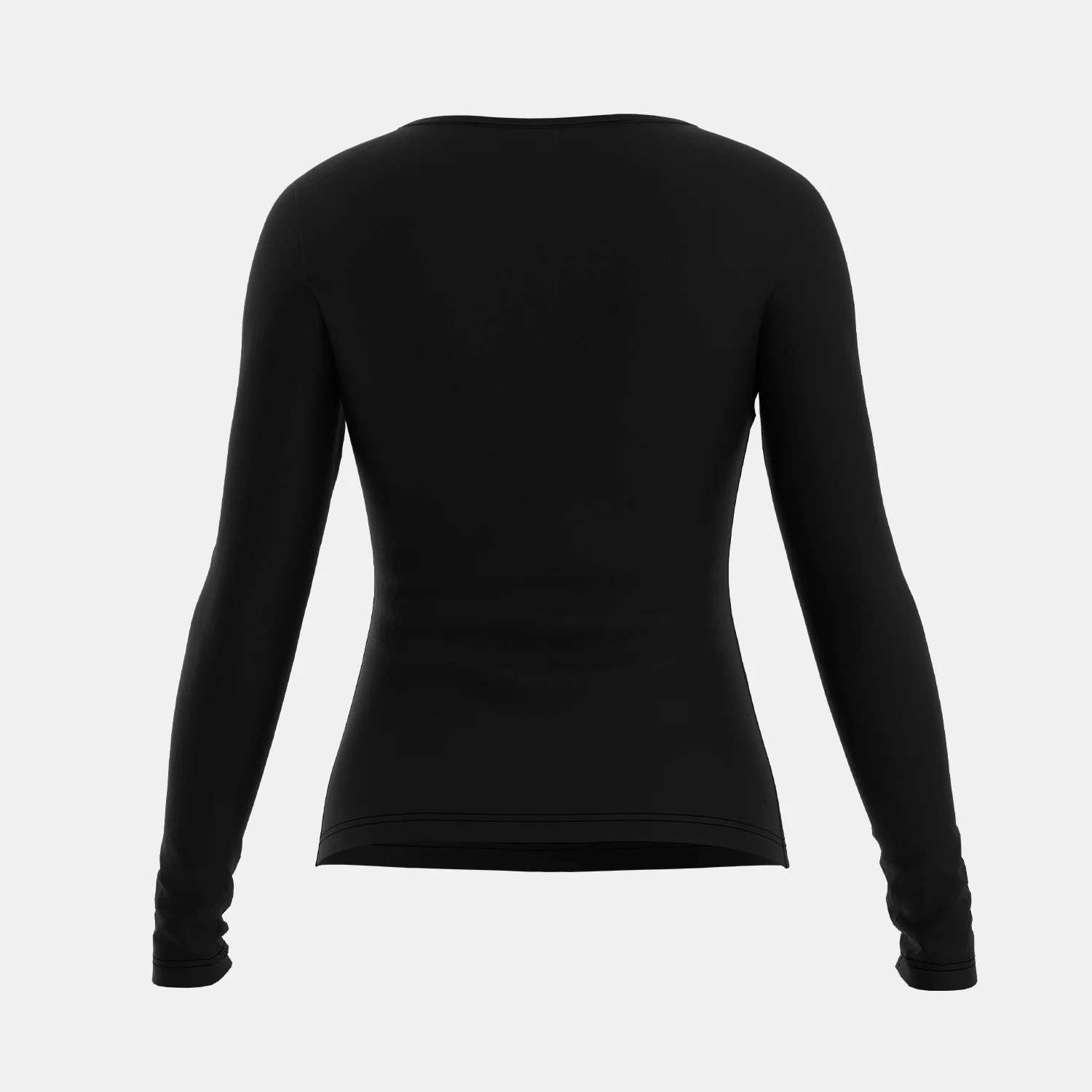 Mia Muse WomenS T-Shirts Autumn Fitting Slim Black See-Through Long Sleeve Round-Neck Fashion Sexy T-Shirts 250227