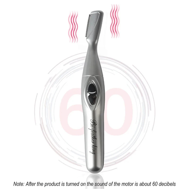 Electric Eyebrow Trimmer Mens And Womens Automatic Eyebrow Trimmer Portable Hair Removal Beauty Trimmer Beginner Beauty Tool 250224