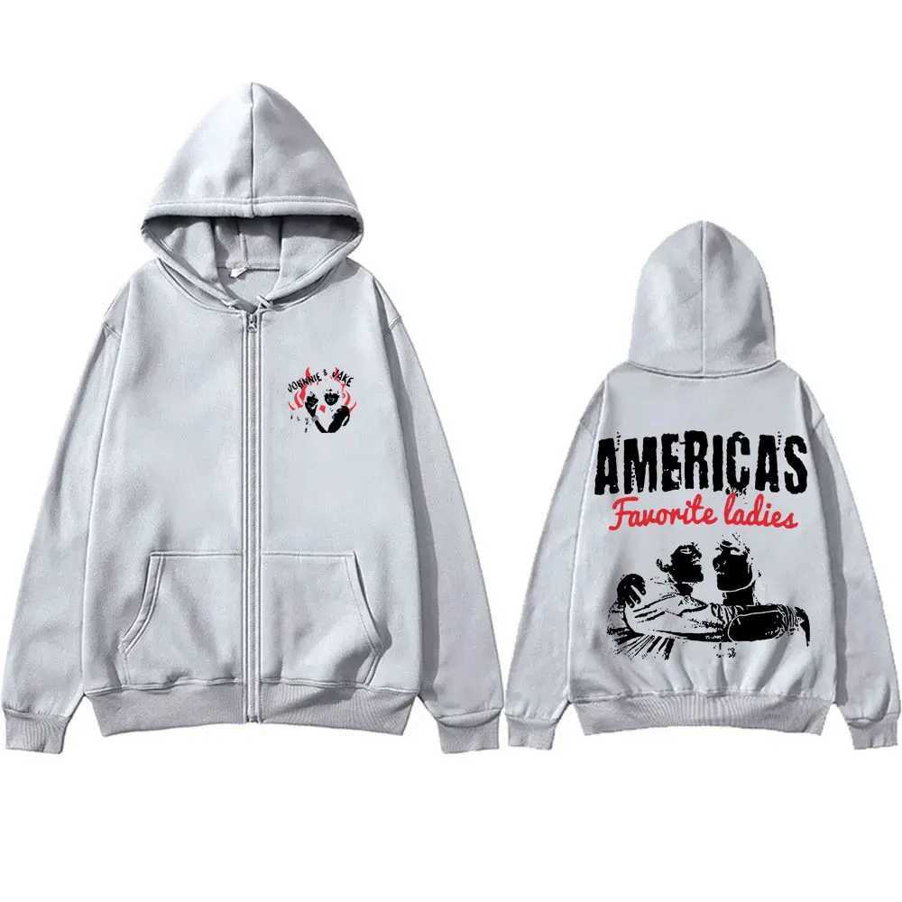 Oversized Zipper Jean Jacket Womens Casual Fashion Zip Up Coat L251018SU5L