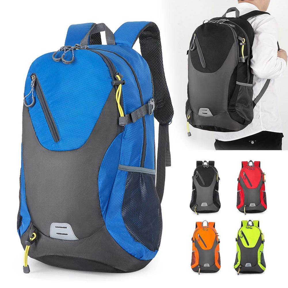 Ship from US 40L Large Travel Backpack Capacity Casual Men Women Outdoor Bag Waterproof Mountaineering Cycling Hiking Sports 250227FBB