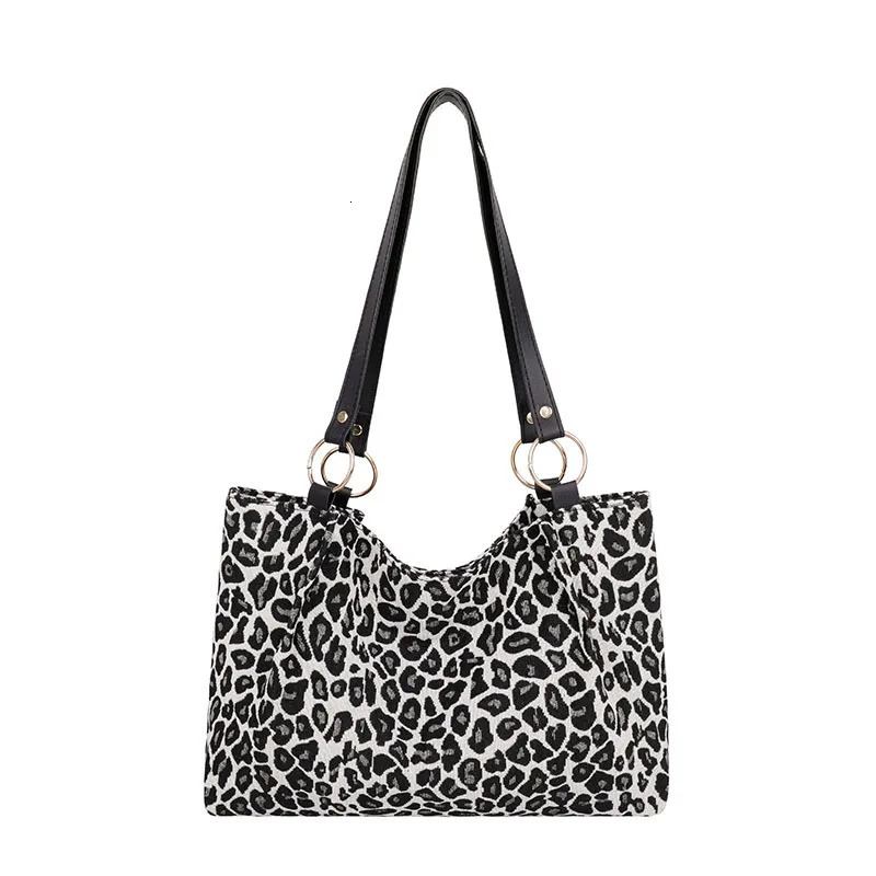 Ship from US Large capacity bag womens cross body leopard print shoulder handbag 250227FBB
