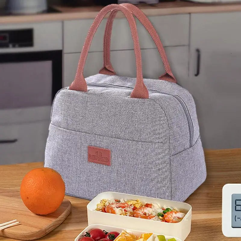 Ship from US Portable Cooler Bag Ice Pack Lunch Box Insulation Package Insulated Thermal Food Picnic Bags Pouch For Women Children Kids 250227FBB