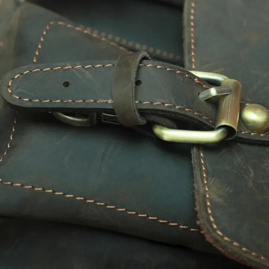 Ship from US Leather Camera Bag Crossbody Vintage Messenger for Pography 250227FBB