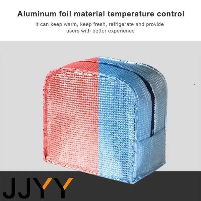 Ship from US Functional Pattern Cooler Lunch Box Portable Insulated Canvas Bag Thermal Food Picnic Bags For Women Kids 250227FBB