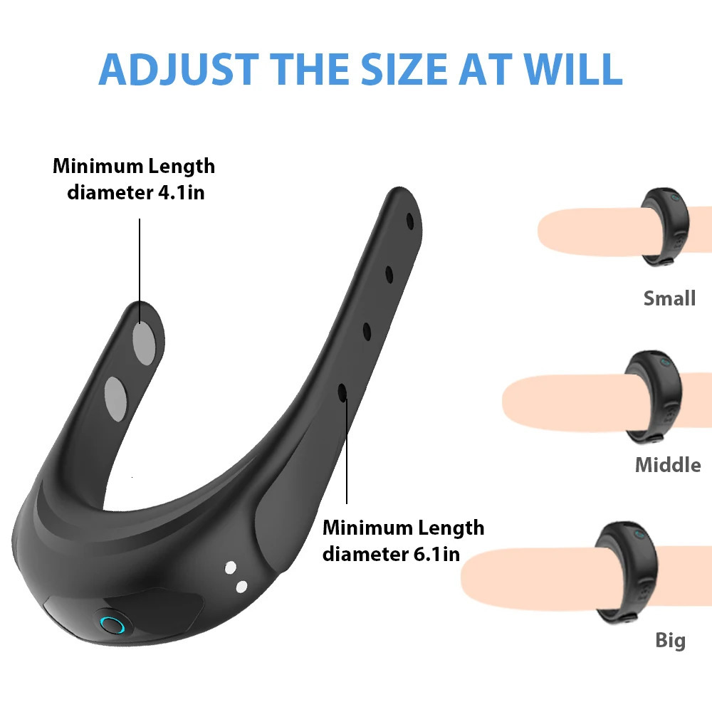 Adjustable Penis Rings Vibrators Cock Ring for Men Delay Ejaculation Cockring Masturbators Penis Ring Sex Toys for Adults 18 250227