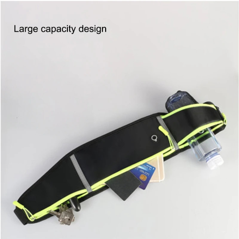 Ship from US Fashion Waist Packs Belt Bag Adjustable Strap Waterproof For Women Men Water Bottle Side Pocket Running Travel Hiking 250227FBB