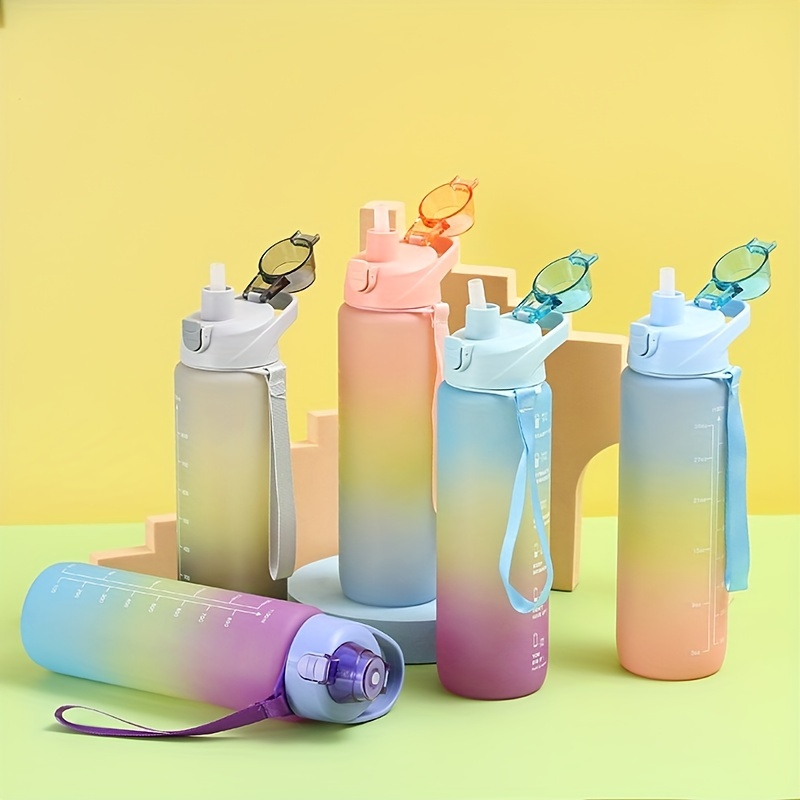 Hot Sale in Europe Water Bottles Motivational Bpa Water Bottle With Motivational Time Marker