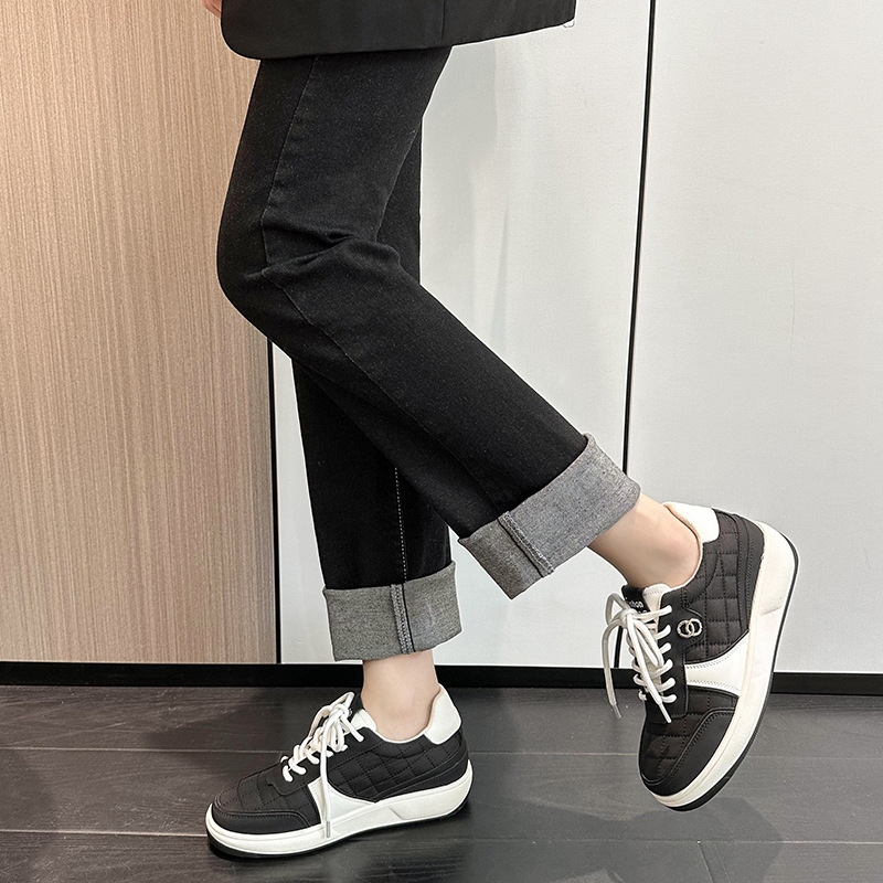 free shipping designer casual shoes for women women black white leather panda outdoor sports running shoe trainers sneakers classic