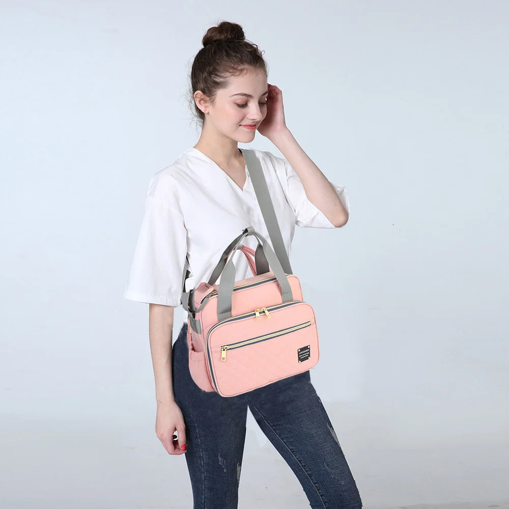 Style Waterproof Diaper Bag Large Capacity Messenger Travel Bag Multifunctional Maternity Mother Baby Stroller Nappy Bags 250227