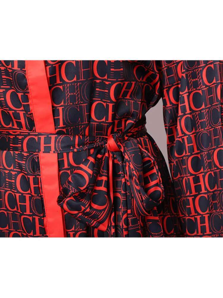 VKBN Summer Dress Woman 2025 Irregular Red Evening Empire Long Sleeve Party Elegant Dresses For Female High Quality