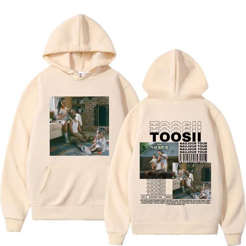 Rapper Toosii Music Album Double Sided Print Hoodie Men Women Harajuku Hip Hop Hooded Sweatshirts Fashion Casual Loose Pullovers X250227