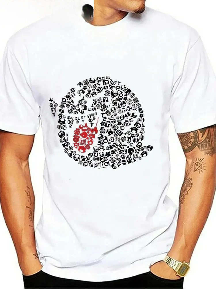 Portrait Pattern 100% Cotton T-shirt Summer Designer T-shirt Round Neck Short Sleeve Men's T-shirt New T-shirt Hip Hop Street Top High Quality