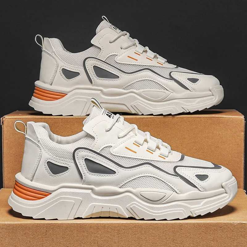 2024 Fashionable and Comfortable Mesh Breathable Outsoles Summer Hot Selling Mens Casual Shoes Thick soled Breathable Sports Shoes Z250227
